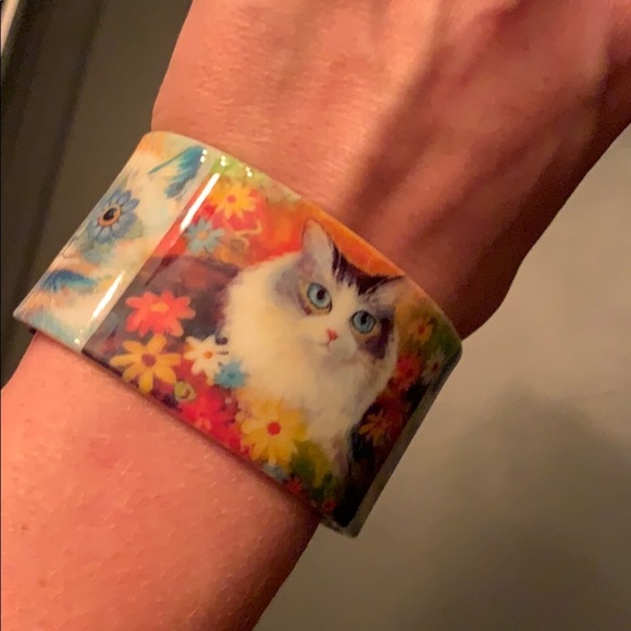 NWT Cat LOVER Bracelet Cuff - Picture 7 of 7
